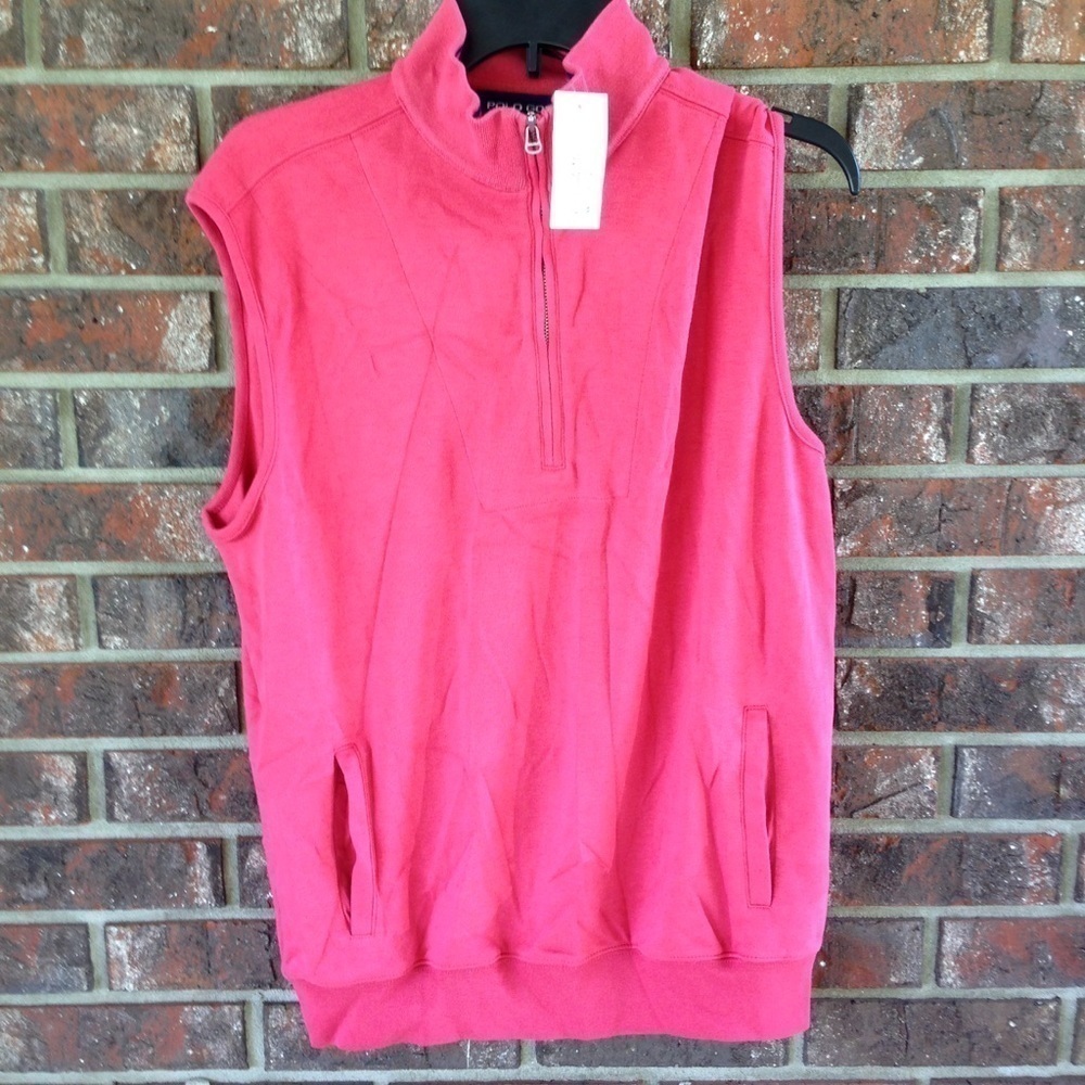 Polo By Ralph Lauren Pima Cotton Golf Vest Size M
